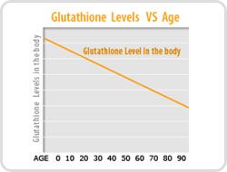 Ahogyan öregszünk, úgy csökken a glutation szintünk.